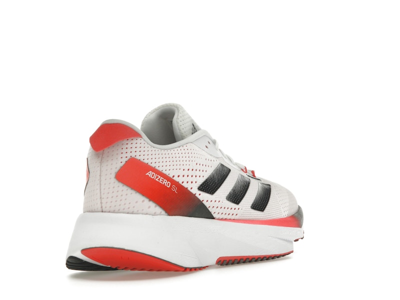 adidas Adizero SL Cloud White Core Black Bright Red