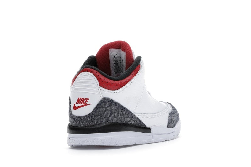 Jordan 3 Retro SE Fire Red Denim (PS)