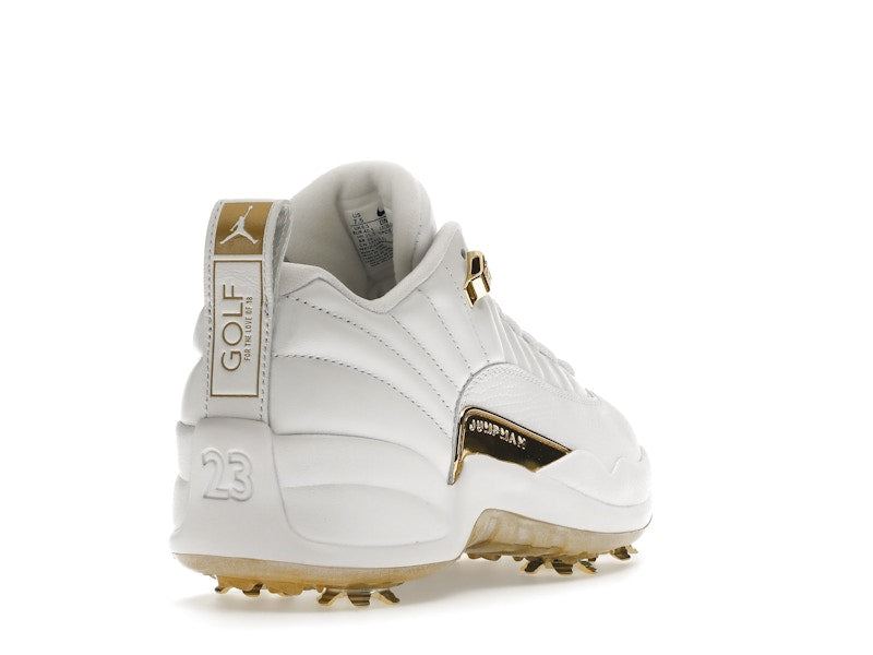 Jordan 12 Golf Metallic Gold