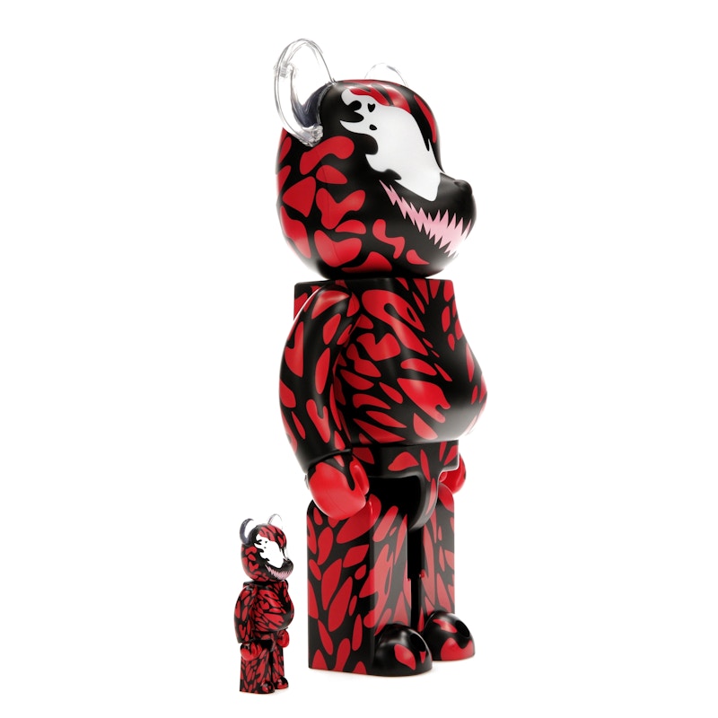 Bearbrick x Marvel Carnage 100% & 400% Set