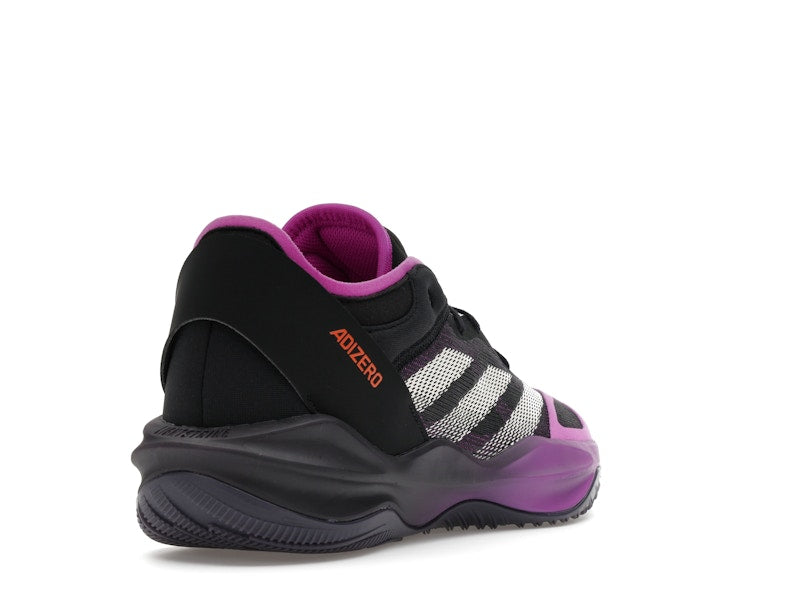adidas Adizero Select 2.0 Low Core Black Purple Burst Aurora Black