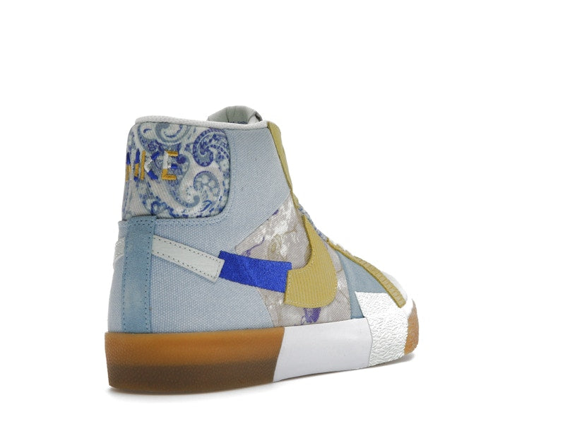Nike SB Zoom Blazer Mid Premium Floral Paisley Boarder Blue