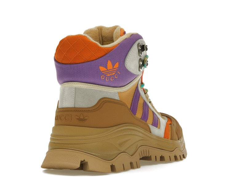 Gucci x Adidas Laced Up Boots Brown Purple (Women's)