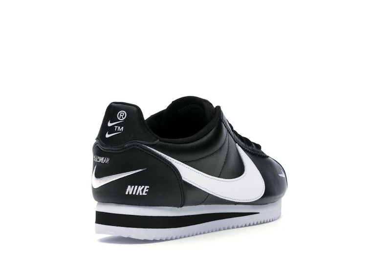 Nike Classic Cortez Mini Swoosh Black White