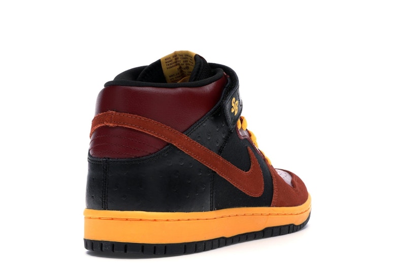 Nike SB Dunk Mid Ostrich Team Red
