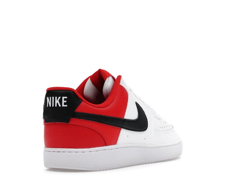 Nike Court Vision Low White Black University Red