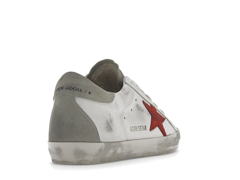 Golden Goose Super-Star White Grey Red (Women's)