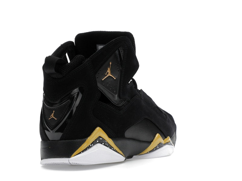 Jordan True Flight Black White Metallic Gold