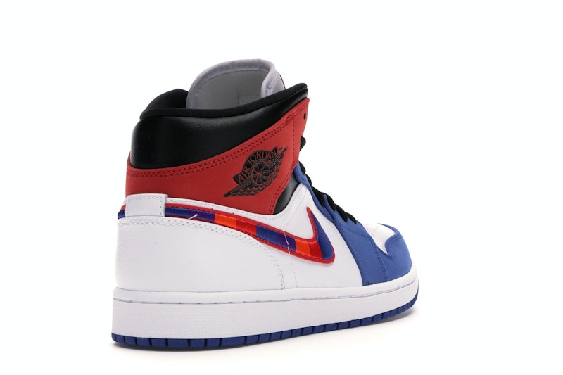 Jordan 1 Mid Multi-Color Swoosh
