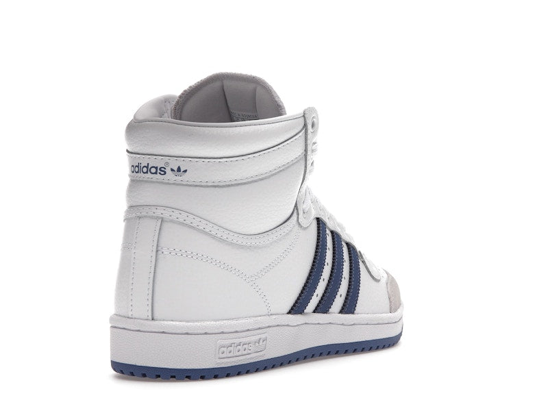 adidas Top Ten White Crew Blue