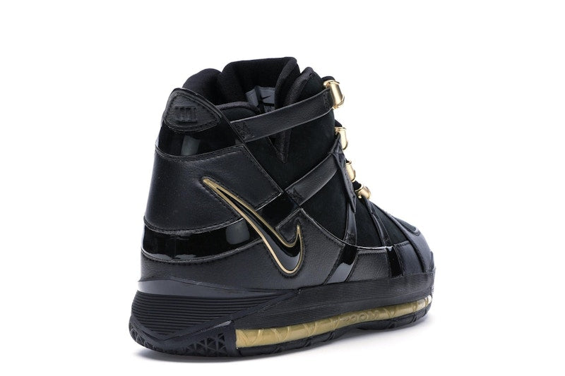 Nike LeBron Zoom 3 Black Metallic Gold