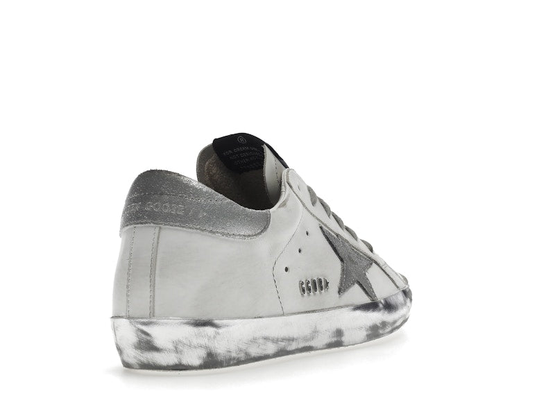 Golden Goose Super-Star White Silver Sparkle (Women's)
