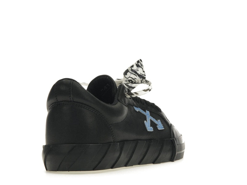 OFF-WHITE Vulc Low Black/Blue Leather SS21
