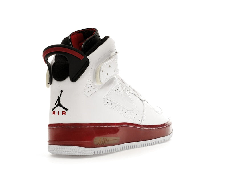 Jordan Fusion 6 Varsity White Red