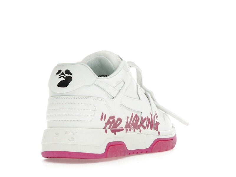 OFF-WHITE Out Of Office Low Tops (W) For Walking Fuschia