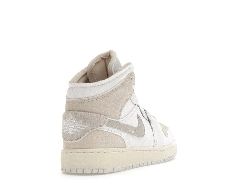 Jordan 1 Mid SE Craft Inside Out Tech Grey (GS)