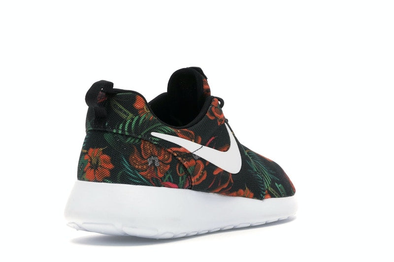 Nike Roshe Run Floral Print Total Orange