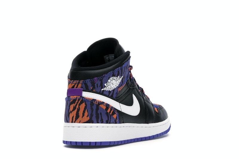 Jordan 1 Mid Multi-Color Tiger Stripe (GS)