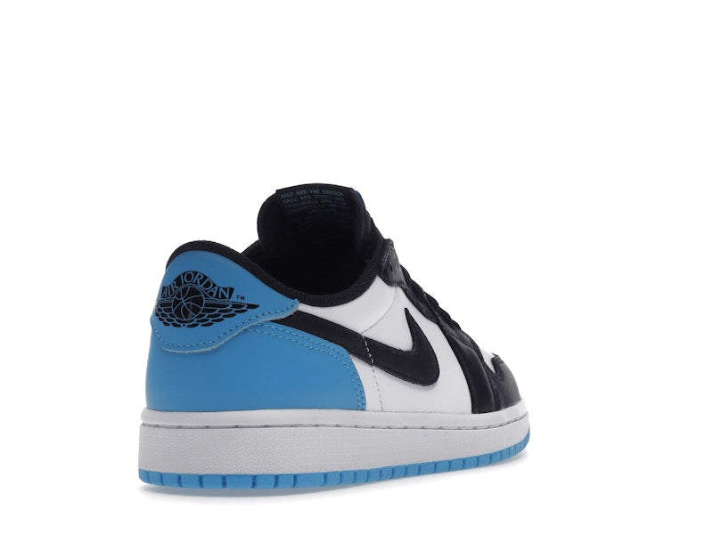 Jordan 1 Retro Low OG Black Dark Powder Blue (Women's)