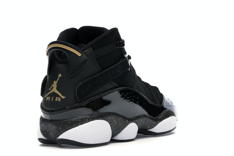 Jordan 6 Rings Black Metallic Gold White