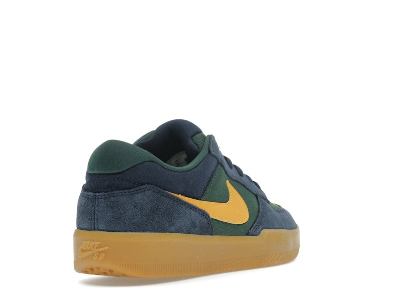 Nike SB Force 58 Midnight Navy Fir Gum Light Brown University Gold