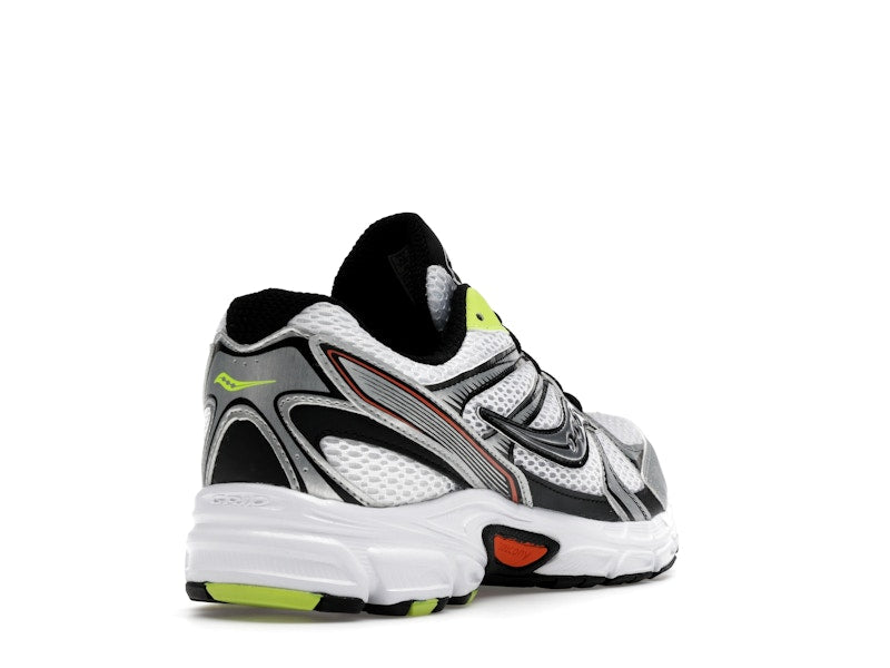 Saucony Grid Ride Millennium White Silver Lime Orange