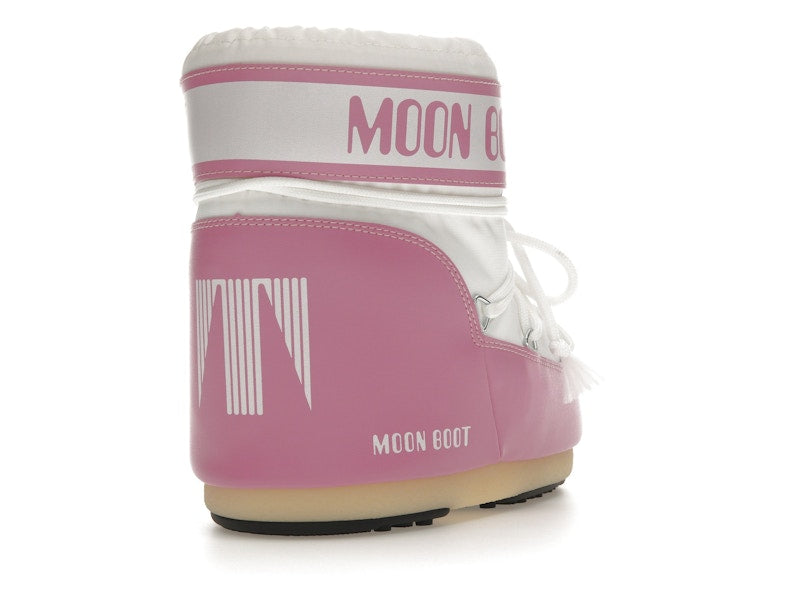Moon Boot Icon Nylon Low Boot Pink White