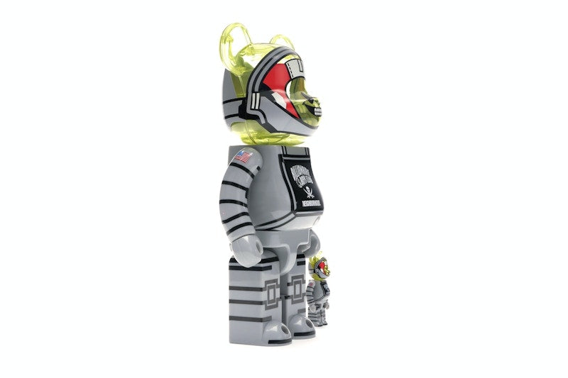 Bearbrick x Billionaire Boys Club x Neighborhood 100% & 400% Set White/Black