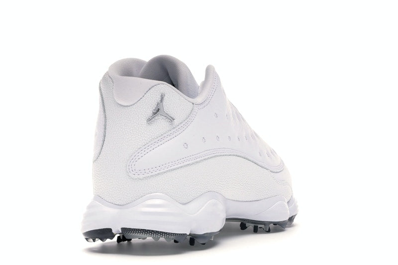 Jordan 13 Retro Golf Cleat White Black