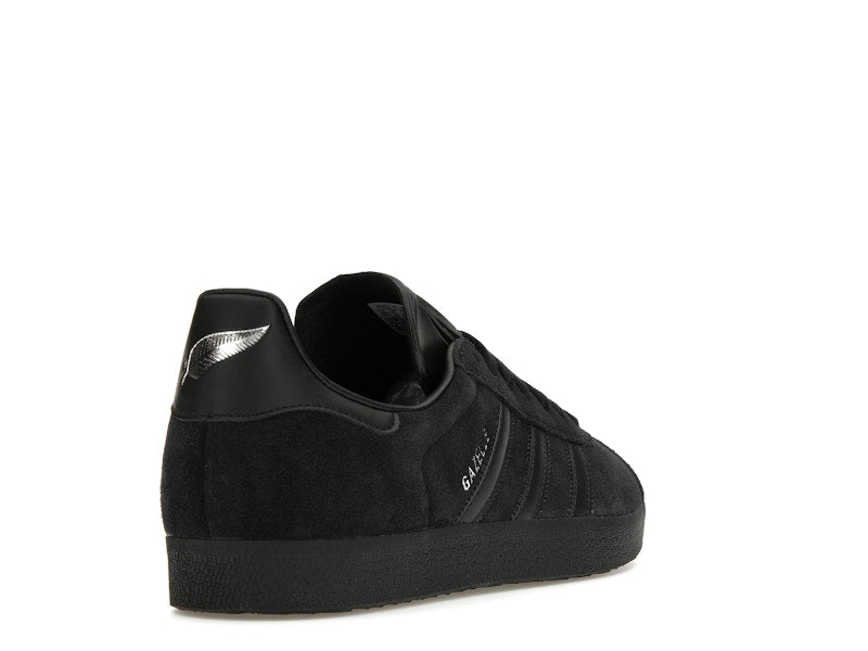 adidas Gazelle All Black Silver Metallic