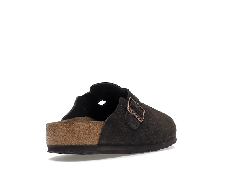 Birkenstock Boston Soft Footbed Suede Mocha