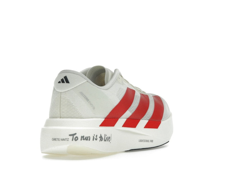 adidas Adizero EVO SL Off White Better Scarlet