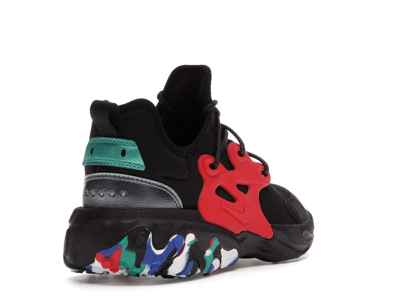 Nike React Presto Black Red Multicolor (GS)
