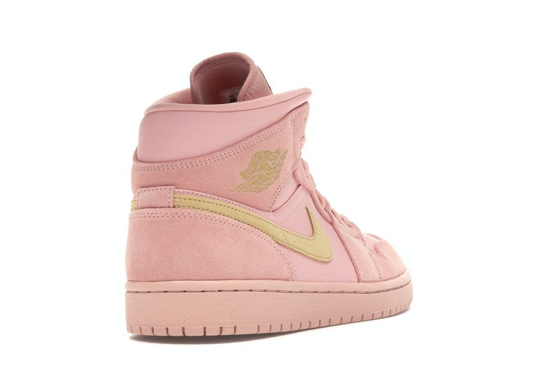 Jordan 1 Mid Coral Gold