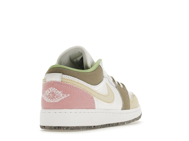 Jordan 1 Low Pastel Grind Vivid Green (GS)