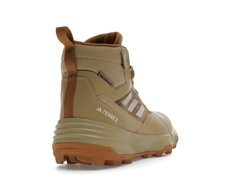 adidas Terrex Unity Leather Mid Rain.RDY Beige Tone Ecru Tint Mesa