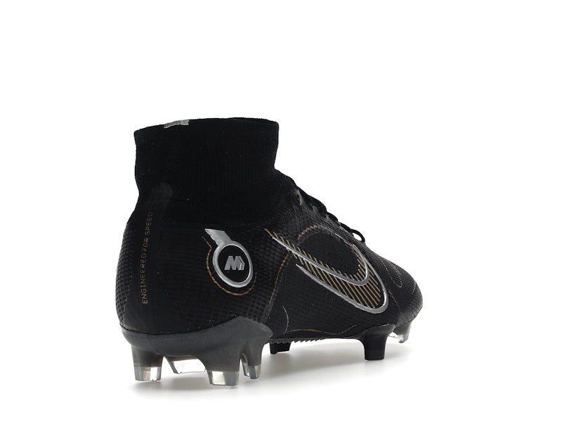 Nike Mercurial Superfly 8 FG Black Metallic Silver Gold