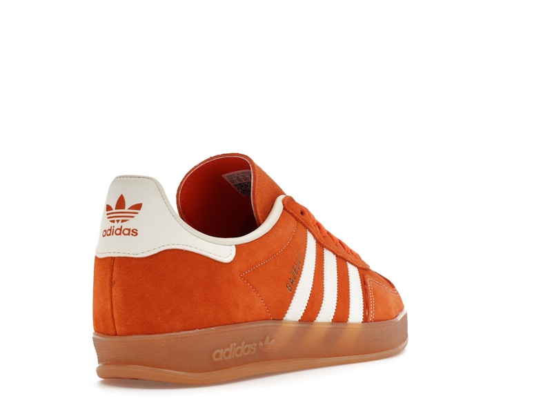 adidas Gazelle Indoor Orange Off White Gold Metallic