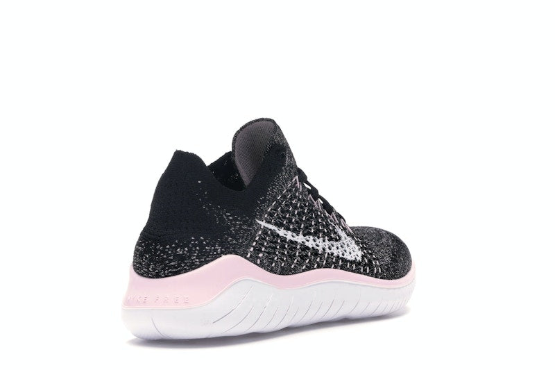 Nike Free RN Flyknit 2018 Black Pink Foam (Women's)