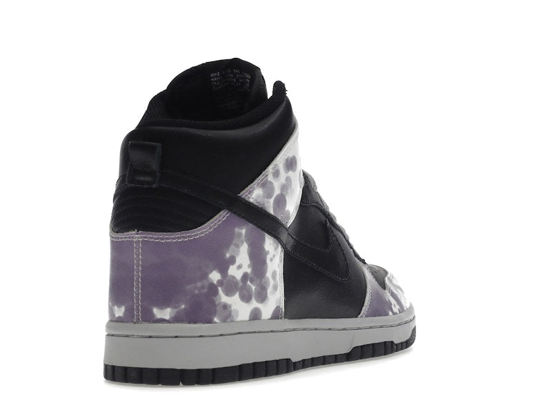 Nike Dunk High Splatter Black White Purple (Women's)