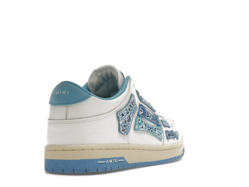 AMIRI Skel Top Low Bandana White Light Blue