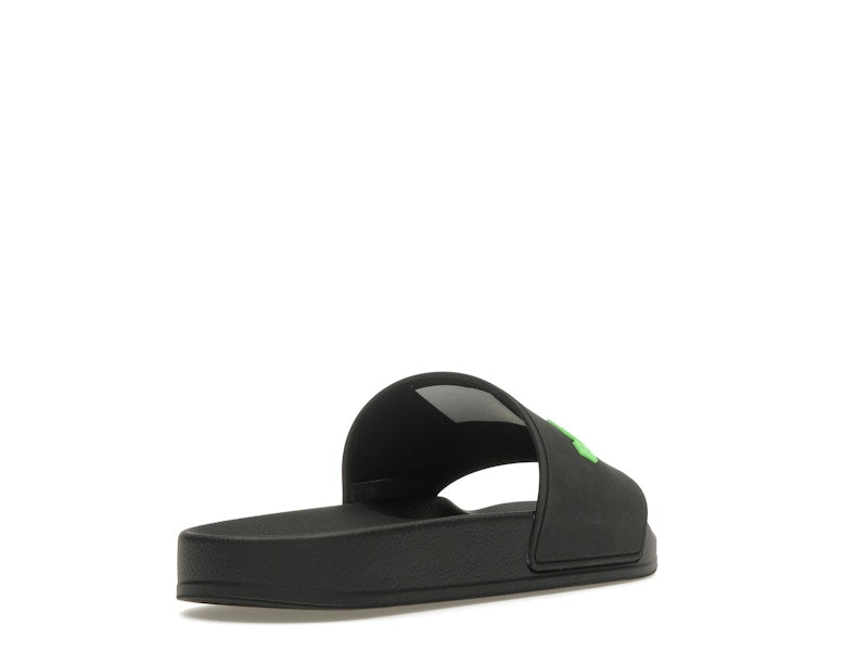 Balenciaga Pool Slide Black Fluo Green (Women's)