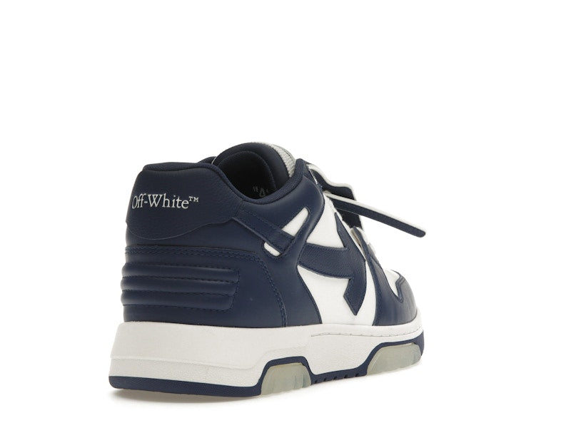 OFF-WHITE Out Of Office OOO Low Tops White Royal Blue