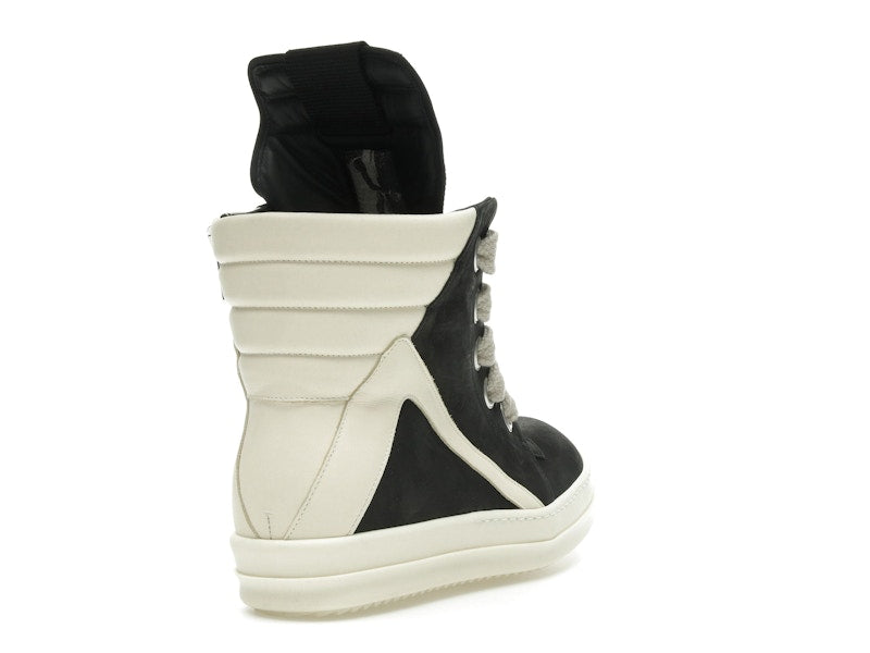 Rick Owens Geobasket Jumbo Lace High Black Milk