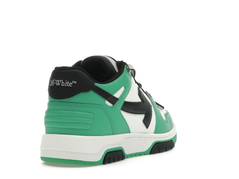 OFF-WHITE Out Of Office "OOO" Low Tops Green Black