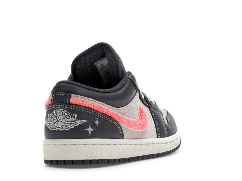 Jordan 1 Low Light Graphite Hot Punch (Women's)