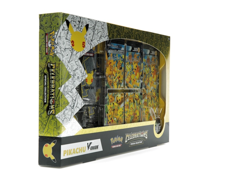 Pokémon TCG 25th Anniversary Celebrations Pikachu V Union Special Collection Box