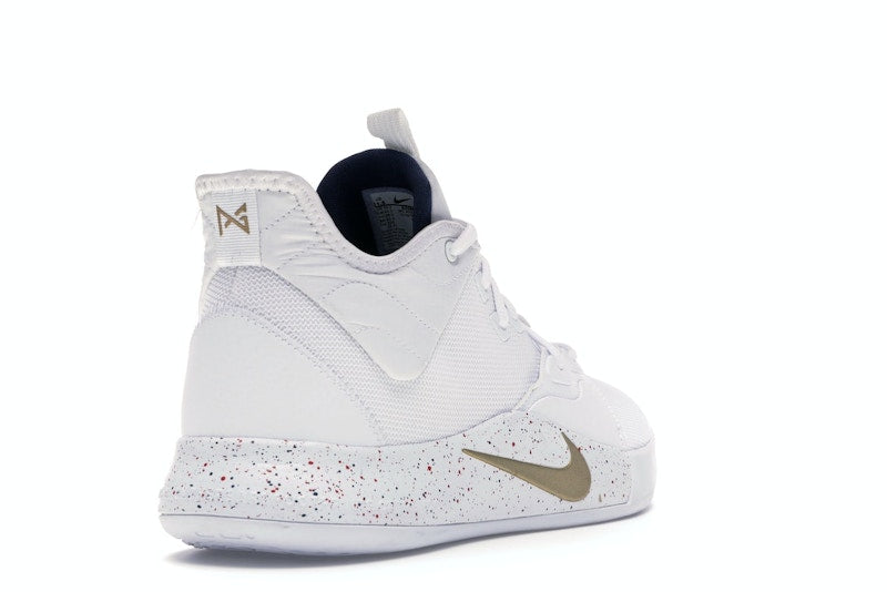 Nike PG 3 White Gold Navy