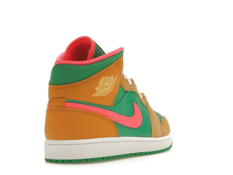 Jordan 1 Mid SE Wheat Watermelon