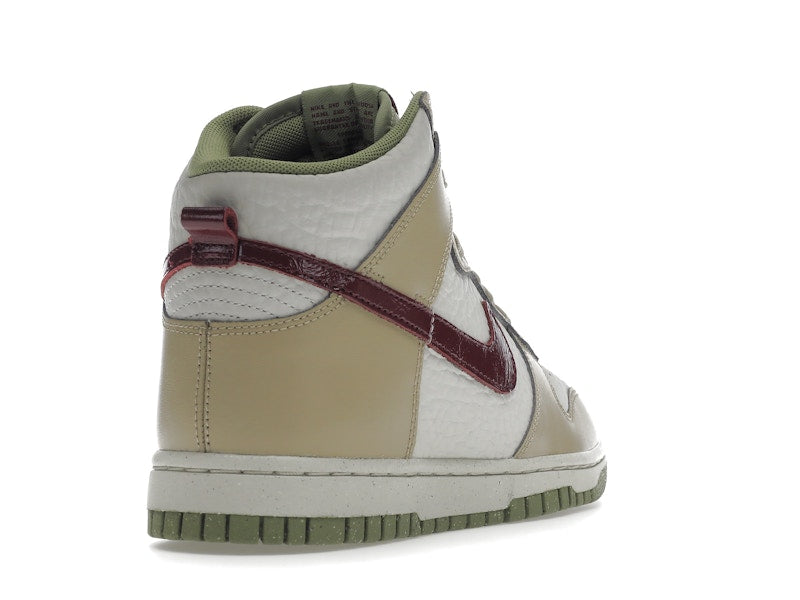 Nike Dunk High Tumbled Tan White Brown (Women's)